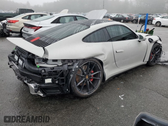 2024 Porsche 911 Carrera S with VIN WP0AB2A91RS220787, listed as a Copart auction lot 83363154 with 2,049 mi miles and Salvage Title. Bid and sale history available at carsss.com. Image 3.