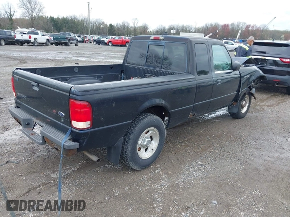2000 Ford Ranger XL with VIN 1FTYR14V8YTA85135, listed as a IAAI auction lot 41957906 with 244,156 mi miles. Bid and sale history available at carsss.com. Image 4.