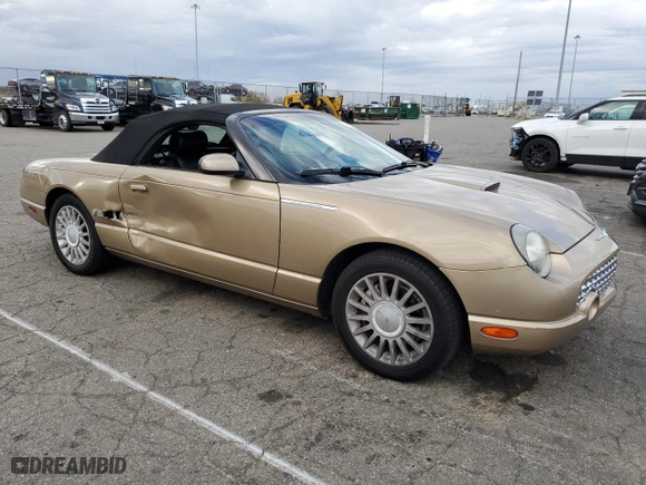 2005 Ford Thunderbird Deluxe with VIN 1FAHP60A35Y107942, listed as a Copart auction lot 79070254 with 95,582 mi miles and Salvage Title. Bid and sale history available at carsss.com. Image 4.