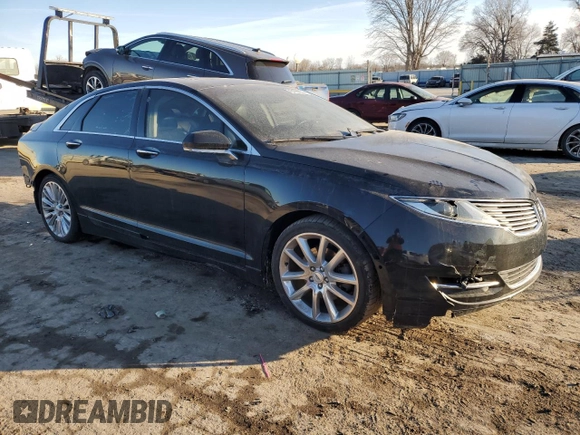 2013 Lincoln MKZ with VIN 3LN6L2J97DR816795, listed as a Copart auction lot 43165035 with Not Provided miles and Salvage Title. Bid and sale history available at DreamBid. Image 4.