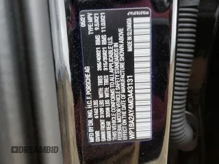 2021 Porsche Cayenne z VIN WP1BA2AY4MDA43131, wystawiony jako Copart lot #70958822 z przebiegiem 12 564 mil mil oraz . Historia ofert i sprzedaży dostępna na DreamBid. Obrazek 12.