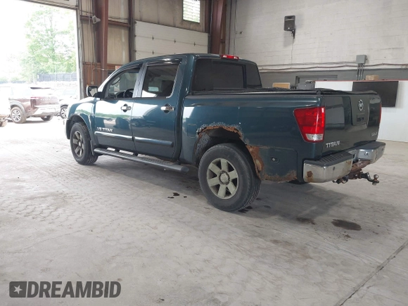 2005 Nissan Titan LE with VIN 1N6AA07B55N500154, listed as a IAAI auction lot 42455068 with 147,180 mi miles and . Bid and sale history available at DreamBid. Image 3.