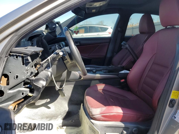 2019 Lexus IS with VIN JTHC81D2XK5036032, listed as a Copart auction lot 49391415 with 0 mi miles and Salvage Title. Bid and sale history available at carsss.com. Image 7.