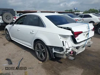 2017 Audi A4 with VIN WAUMNAF42HA040313, listed as a IAAI auction lot 42098351 with Not provided miles and . Bid and sale history available at DreamBid. Image 3.