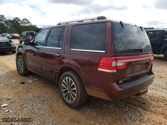 2016 Lincoln Navigator Select with VIN 5LMJJ2HT5GEL06614, listed as a Copart auction lot 42925325 with 107,547 mi miles and Salvage Title. Bid and sale history available at carsss.com. Image 2.