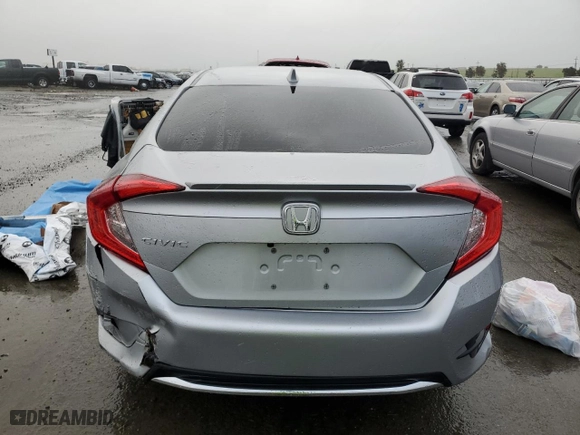 2019 Honda Civic Sedan EX-L with VIN 19XFC1F75KE216657, listed as a Copart auction lot 44454265 with 0 mi miles and Salvage Title. Bid and sale history available at carsss.com. Image 6.