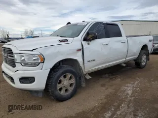 2021 Ram 2500 Big Horn with VIN 3C6UR5JJ5MG645733, listed as a Copart auction lot 42283915 with 191,722 mi miles and Salvage Title. Bid and sale history available at carsss.com. Image 1.