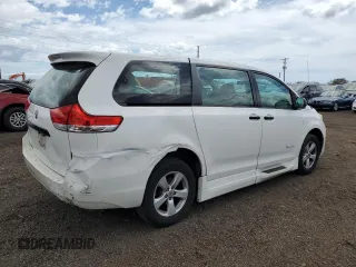 2012 Toyota Sienna with VIN 5TDZK3DC2CS272641, listed as a Copart auction lot 53378905 with 115,153 mi miles and Salvage title. Bid and sale history available at DreamBid. Image 3.