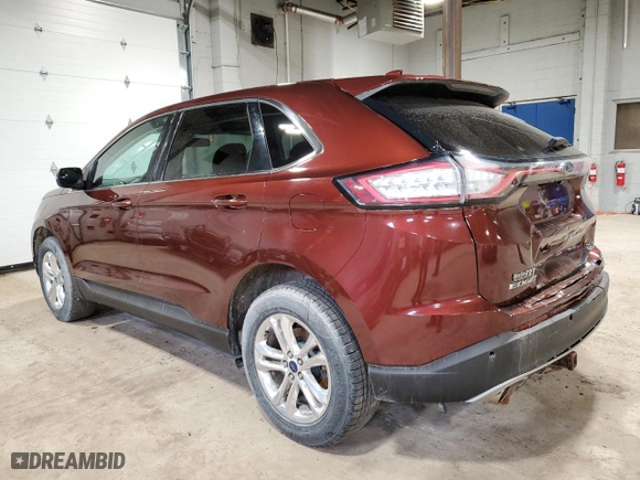 2015 Ford Edge SEL with VIN 2FMTK4J94FBB68996, listed as a Copart auction lot 52613325 with 66,337 mi miles and Salvage Title. Bid and sale history available at carsss.com. Image 2.