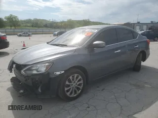 2019 Nissan Sentra SV with VIN 3N1AB7AP3KY396665, listed as a Copart auction lot 53809225 with 147,784 mi miles and Non Repairable. Bid and sale history available at DreamBid. Image 1.