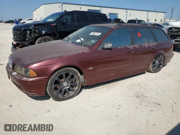 2001 BMW 5 Series 525iAT with VIN WBADS43421GD84504, listed as a Copart auction lot 70861374 with 0 mi miles and Clean Title. Bid and sale history available at carsss.com. Image 1.