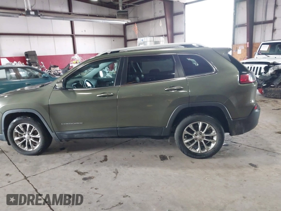 2021 Jeep Cherokee Latitude Lux with VIN 1C4PJLMXXMD154928, listed as a IAAI auction lot 41186627 with 31,577 mi miles. Bid and sale history available at carsss.com. Image 14.