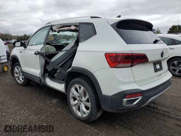 2022 Volkswagen Taos SE с VIN 3VVLX7B2XNM082339, выставлен на аукционе Copart как лот 50951215 с пробегом Не указан миль и На запчасти • Non repairable. История ставок и продаж доступна на DreamBid. Изображение 2.
