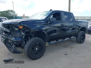 2021 Chevrolet Silverado 1500 Custom with VIN 3GCUYBEFXMG200422, listed as a IAAI auction lot 41955342 with 40,876 mi miles and . Bid and sale history available at DreamBid. Image 17.