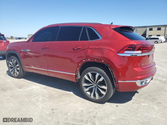 2020 Volkswagen Atlas Cross Sport 3.6L V6 SEL Premium R-Line with VIN 1V2TE2CA2LC231126, listed as a Copart auction lot 47568065 with 45,728 mi miles and Salvage Title. Bid and sale history available at carsss.com. Image 2.