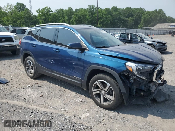 2021 GMC Terrain SLT with VIN 3GKALVEV5ML335216, listed as a Copart auction lot 59004515 with 78,776 mi miles and Salvage title. Bid and sale history available at DreamBid. Image 4.