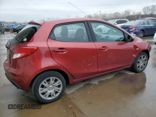2014 Mazda 2 Sport with VIN JM1DE1KY7E0177518, listed as a Copart auction lot 85895094 with 107,486 mi miles and Salvage Title. Bid and sale history available at carsss.com. Image 3.