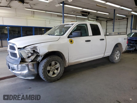 2018 Ram 1500 Express with VIN 1C6RR7FG5JS345662, listed as a Copart auction lot 60254455 with 84,384 mi miles and Salvage title. Bid and sale history available at DreamBid. Image 1.