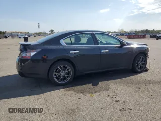 2014 Nissan Maxima S with VIN 1N4AA5AP9EC912759, listed as a Copart auction lot 54953995 with 74,138 mi miles and Salvage Title. Bid and sale history available at DreamBid. Image 3.