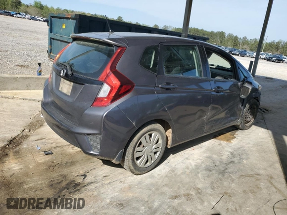 2015 Honda Fit LX with VIN 3HGGK5H54FM744083, listed as a Copart auction lot 51514615 with Not Provided miles and Salvage Title. Bid and sale history available at carsss.com. Image 3.