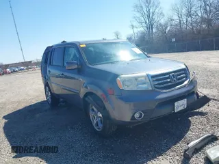 2014 Honda Pilot EX-L with VIN 5FNYF4H50EB050091, listed as a IAAI auction lot 41821874 with 133,407 mi miles. Bid and sale history available at carsss.com. Image 1.
