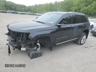 2023 Jeep Grand Cherokee Summit Reserve with VIN 1C4RJYE63PC650708, listed as a Copart auction lot 58214965 with 23,760 mi miles and Salvage title. Bid and sale history available at DreamBid. Image 1.