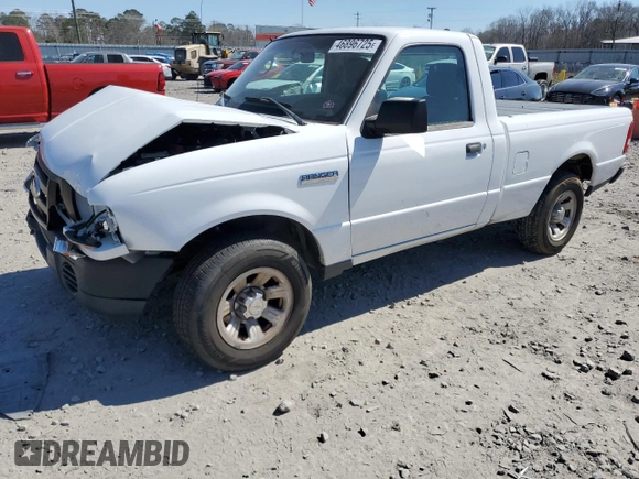 2011 Ford Ranger XL with VIN 1FTKR1AD4BPA88616, listed as a Copart auction lot 46896725 with 205,118 mi miles and Salvage Title. Bid and sale history available at DreamBid. Image 1.