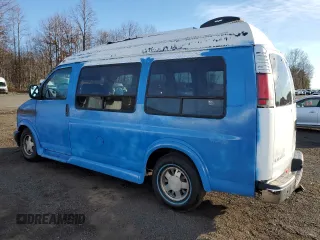 1999 Chevrolet Express with VIN 1GBFG15R5X1100445, listed as a Copart auction lot 82358104 with 154,515 mi miles and Clean Title. Bid and sale history available at carsss.com. Image 2.