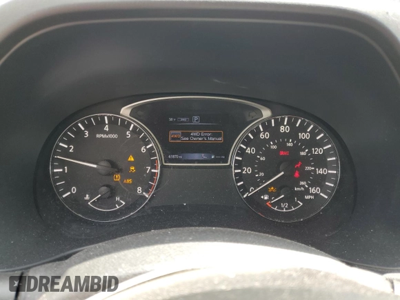 2020 Nissan Pathfinder SV with VIN 5N1DR2BM6LC590559, listed as a Copart auction lot 52991785 with 61,870 mi miles and Salvage title. Bid and sale history available at DreamBid. Image 9.