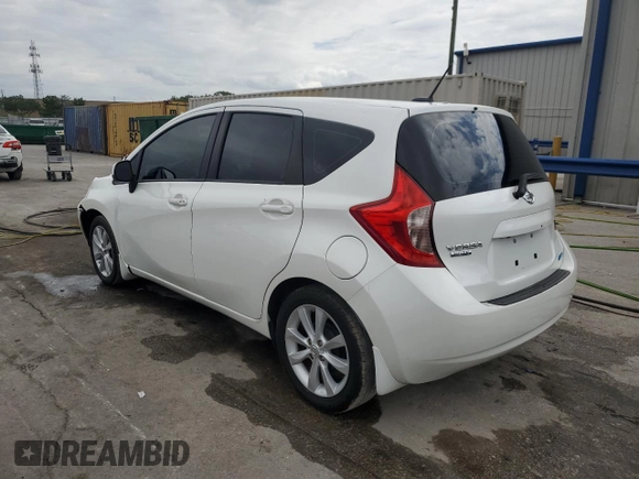 2014 Nissan Note S with VIN 3N1CE2CPXEL418968, listed as a Copart auction lot 51977225 with 153,123 mi miles and Salvage Title. Bid and sale history available at DreamBid. Image 2.