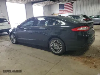 2014 Ford Fusion Titanium Hybrid with VIN 3FA6P0RU9ER156384, listed as a Copart auction lot 53856705 with 159,075 mi miles and Clean Title. Bid and sale history available at carsss.com. Image 2.