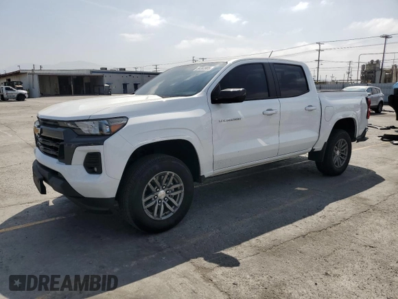 2023 Chevrolet Colorado 2WD LT with VIN 1GCGSCEC8P1226546, listed as a Copart auction lot 58363905 with 25,435 mi miles and Salvage title. Bid and sale history available at DreamBid. Image 1.