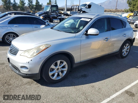 2010 Infiniti EX Journey with VIN JN1AJ0HR4AM750566, listed as a Copart auction lot 41864075 with 164,696 mi miles and Salvage Title. Bid and sale history available at DreamBid. Image 1.