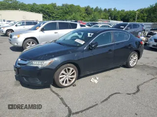 2016 Acura ILX Premium with VIN 19UDE2F74GA013889, listed as a Copart auction lot 59130225 with 185,235 mi miles and Salvage title. Bid and sale history available at DreamBid. Image 1.