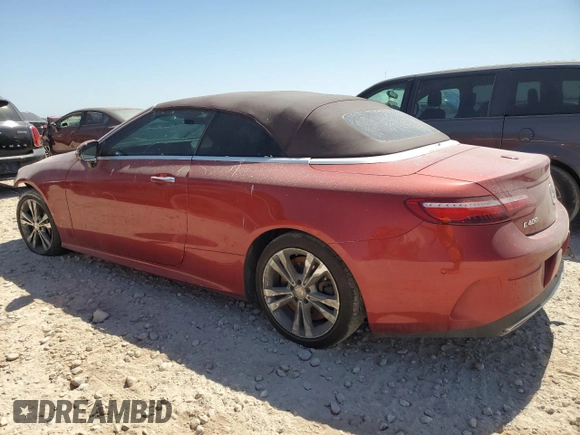2018 Mercedes-Benz E-Class E 400 with VIN WDD1K6FB1JF033359, listed as a Copart auction lot 48851665 with 49,533 mi miles and Salvage Title. Bid and sale history available at carsss.com. Image 2.