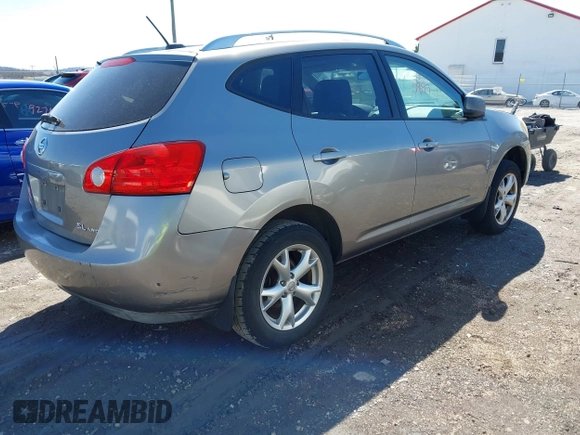 2009 Nissan Rogue SL with VIN JN8AS58V89W165501, listed as a IAAI auction lot 41830897 with 180,000 mi miles. Bid and sale history available at carsss.com. Image 4.