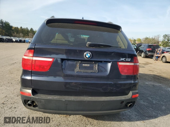 2008 BMW X5 3.0si with VIN 5UXFE43578L007238, listed as a Copart auction lot 53510935 with 118,799 mi miles and Clean Title. Bid and sale history available at carsss.com. Image 6.