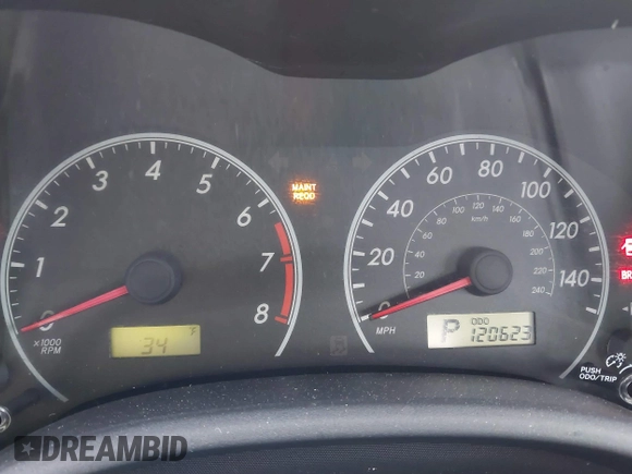 2013 Toyota Corolla L with VIN 5YFBU4EE6DP154457, listed as a IAAI auction lot 41674590 with 120,623 mi miles and . Bid and sale history available at DreamBid. Image 7.