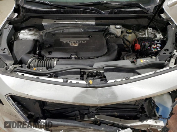 2020 Cadillac XT4 AWD Premium Luxury with VIN 1GYFZDR40LF055380, listed as a Copart auction lot 43933755 with 54,646 mi miles and Salvage Title. Bid and sale history available at DreamBid. Image 12.