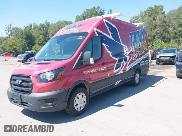 2020 Ford Transit Cargo with VIN 1FTBW3X8XLKB01219, listed as a IAAI auction lot 40268320 with 53,863 mi miles and . Bid and sale history available at DreamBid. Image 18.