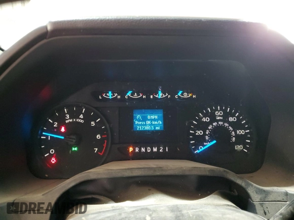2015 Ford F-150 XLT with VIN 1FTFX1EF8FKD91680, listed as a Copart auction lot 53974485 with 212,380 mi miles and Salvage Title. Bid and sale history available at carsss.com. Image 9.
