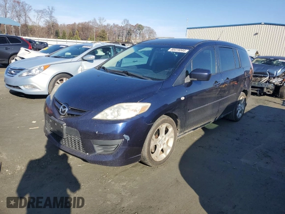 2009 Mazda 5 Grand Touring with VIN JM1CR293590354928, listed as a Copart auction lot 85419344 with 255,344 mi miles and Salvage title. Bid and sale history available at DreamBid. Image 1.