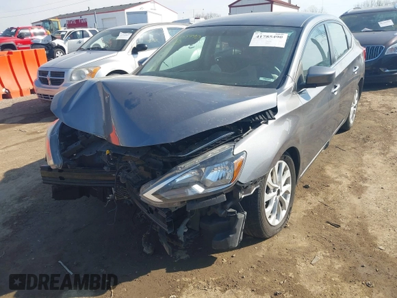 2019 Nissan Sentra SV with VIN 3N1AB7AP4KY433755, listed as a IAAI auction lot 41785490 with 81,756 mi miles and . Bid and sale history available at DreamBid. Image 17.