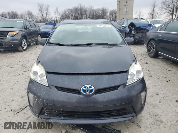 2012 Toyota Prius One with VIN JTDKN3DU7C1614826, listed as a Copart auction lot 46750225 with 251,474 mi miles and Clean Title. Bid and sale history available at carsss.com. Image 5.