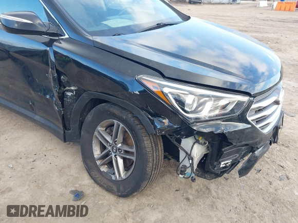 2018 Hyundai Santa Fe Sport 2.4L with VIN 5NMZU3LB4JH102400, listed as a IAAI auction lot 41884366 with 64,007 mi miles. Bid and sale history available at carsss.com. Image 6.