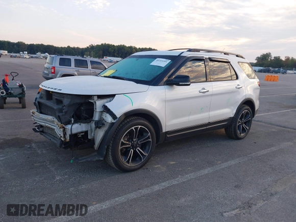 2013 Ford Explorer Sport z VIN 1FM5K8GT7DGB44569, wystawiony jako IAAI lot #40353201 z przebiegiem 146 860 mil mil oraz . Historia ofert i sprzedaży dostępna na DreamBid. Obrazek 2.