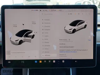 2020 Tesla Model 3 Standard Range Plus with VIN 5YJ3E1EA4LF644967, listed as a IAAI auction lot 41745984 with 23,479 mi miles. Bid and sale history available at carsss.com. Image 7.
