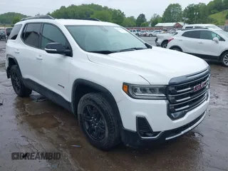 2023 GMC Acadia AT4 with VIN 1GKKNLLS3PZ265398, listed as a IAAI auction lot 42318651 with 21,315 mi miles and . Bid and sale history available at DreamBid. Image 1.