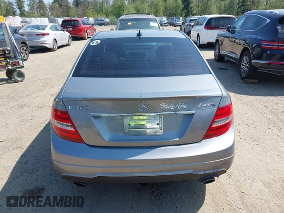 2013 Mercedes-Benz C-Class C 300 Sport with VIN WDDGF8AB7DG100594, listed as a IAAI auction lot 42108135 with 135,190 mi miles. Bid and sale history available at carsss.com. Image 16.