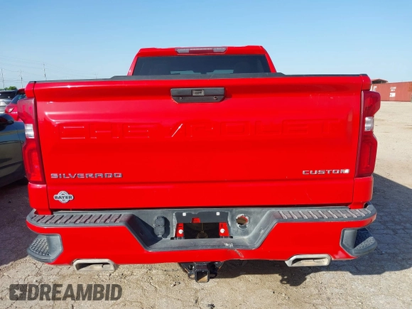 2020 Chevrolet Silverado 1500 Custom with VIN 1GCRWBEF3LZ104268, listed as a IAAI auction lot 42083062 with 85,582 mi miles. Bid and sale history available at carsss.com. Image 16.